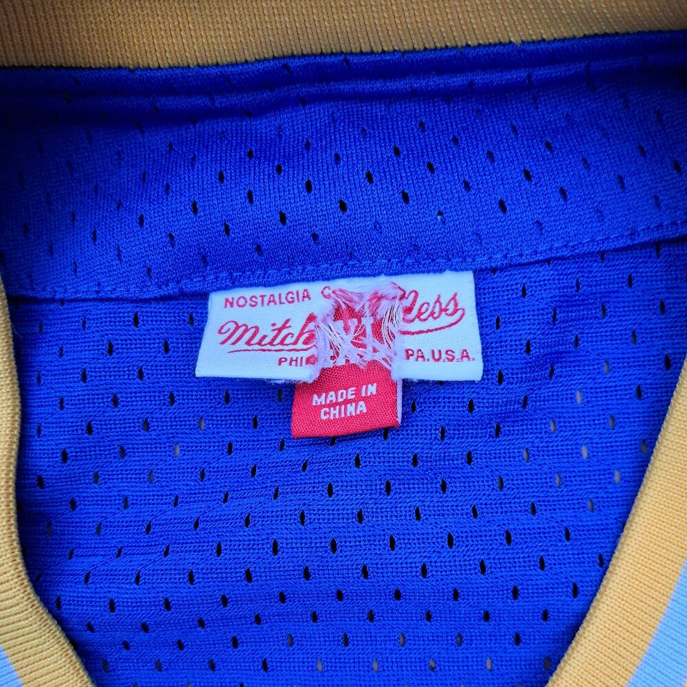 %Mitchell & Ness Golden State Warriors ( The City ) Jersey Size 4XL Men - Picture 6 of 7